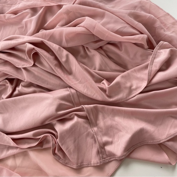 Renz Bridal Women's Dusty Pink Ruffle Formal Maxi Length Dress Size XS, NWT! - Picture 5 of 9